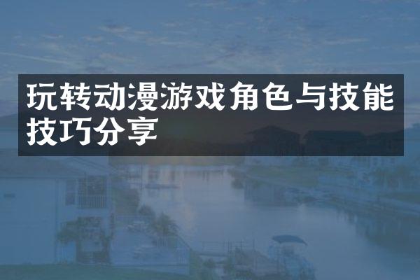 玩转动漫游戏角色与技能技巧分享