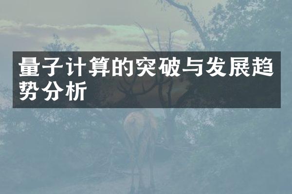 量子计算的突破与发展趋势分析