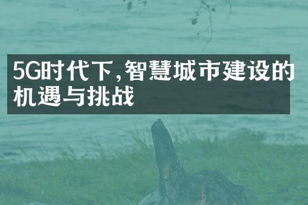 5G时代下,智慧城市建设的机遇与挑战