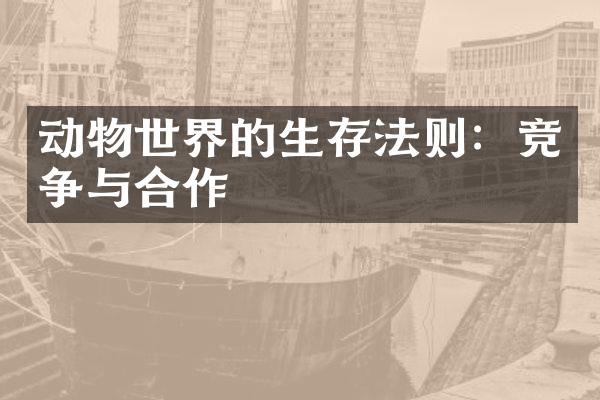 动物世界的生存法则：竞争与合作