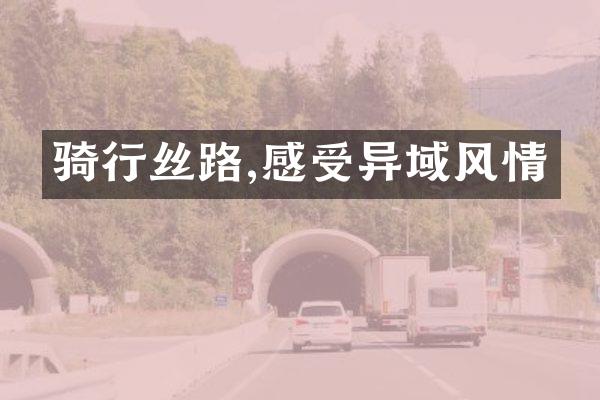 骑行丝路,感受异域风情