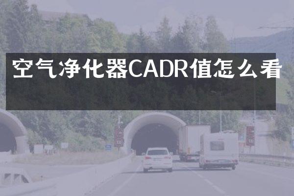 空气净化器CADR值怎么看？