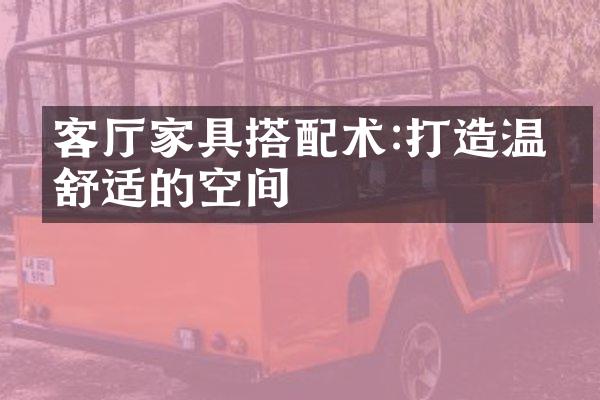 客厅家具搭配术:打造温暖舒适的空间