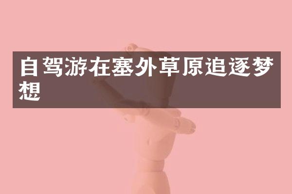 自驾游在塞外草原追逐梦想