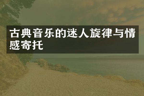 古典音乐的迷人旋律与情感寄托