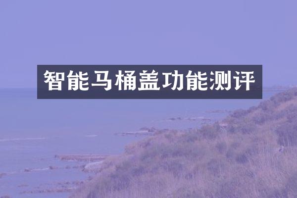 智能马桶盖功能测评