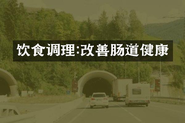 饮食调理:改善肠道健康