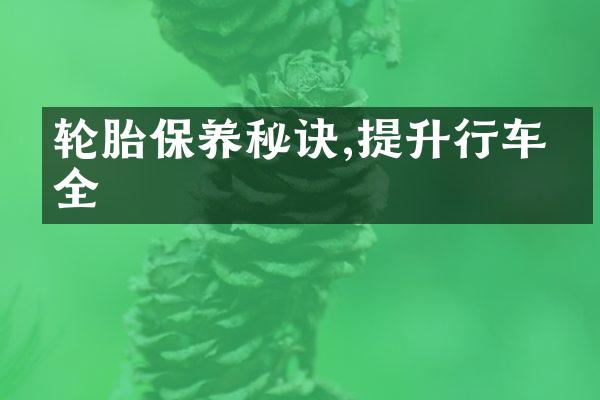 轮胎保养秘诀,提升行车安全