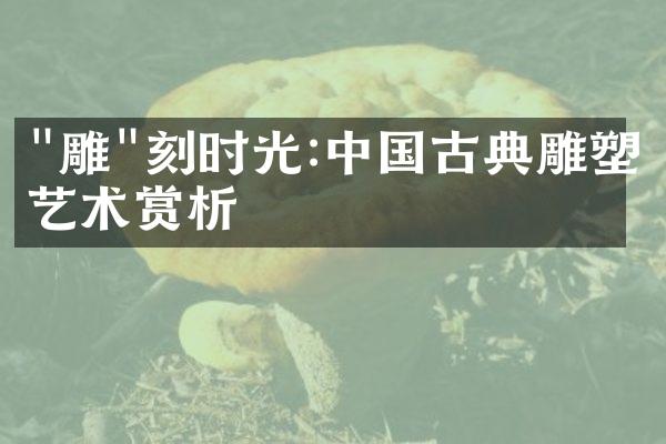 "雕"刻时光:中国古典雕塑艺术赏析