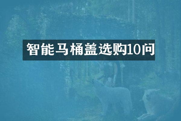 智能马桶盖选购10问