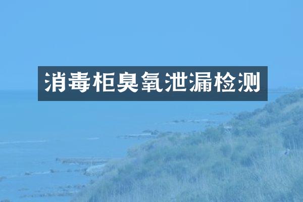 消毒柜臭氧泄漏检测