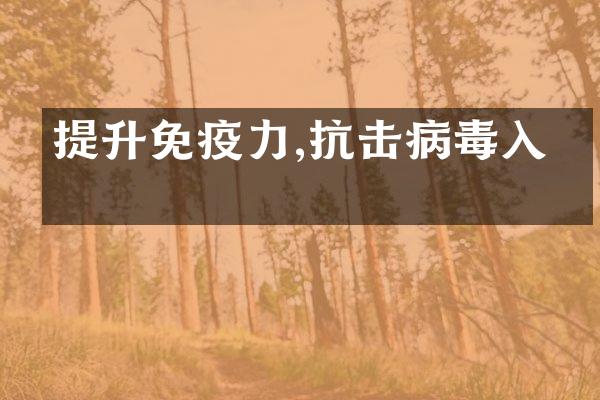 提升免疫力,抗击病毒入侵