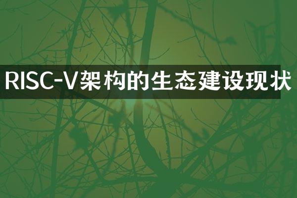RISC-V架构的生态建设现状