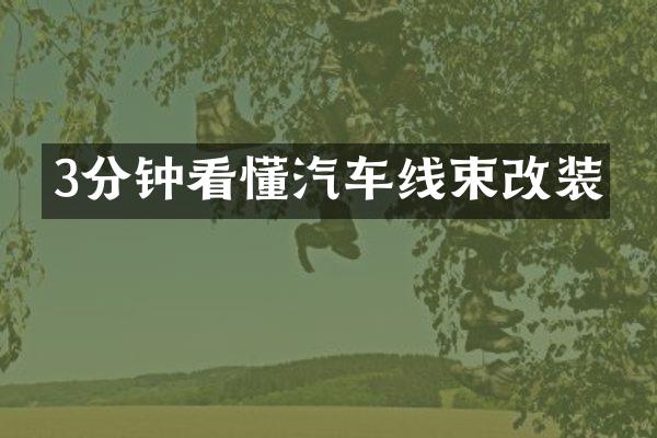 3分钟看懂汽车线束改装