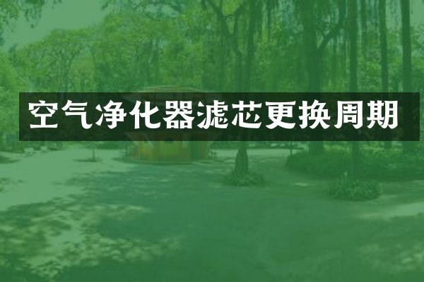 空气净化器滤芯更换周期