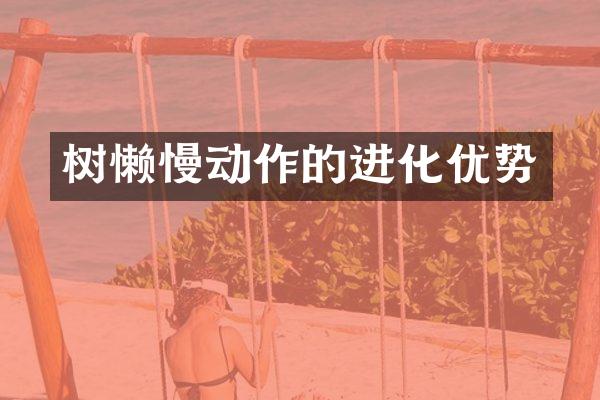 树懒慢动作的进化优势