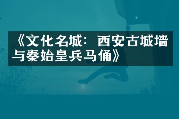 《文化名城：西安古城墙与秦始皇兵马俑》