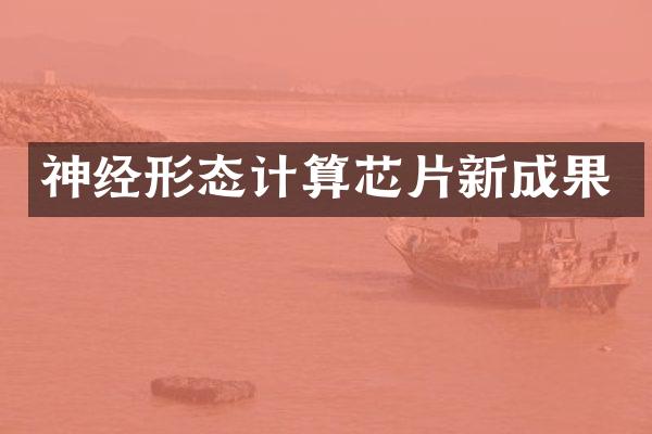 神经形态计算芯片新成果