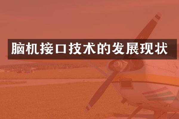 脑机接口技术的发展现状