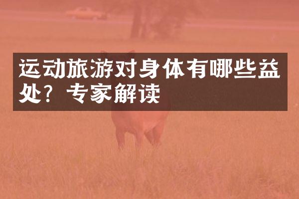 运动旅游对身体有哪些益处？专家解读