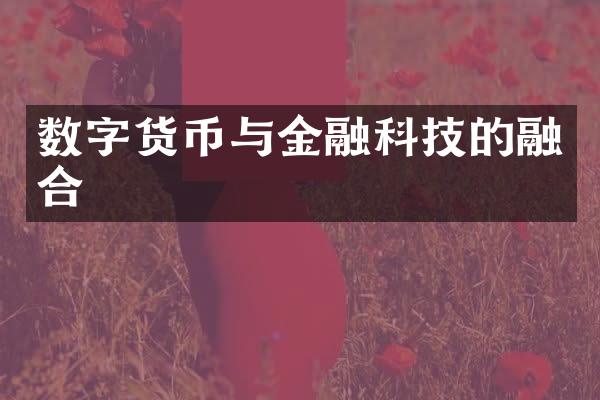 数字货币与金融科技的融合
