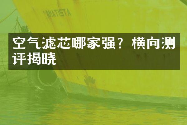 空气滤芯哪家强？横向测评揭晓