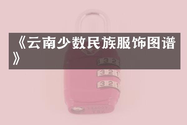 《云南少数民族服饰图谱》