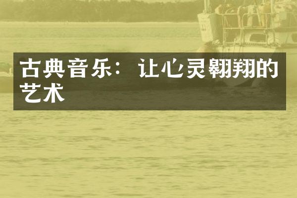 古典音乐：让心灵翱翔的艺术