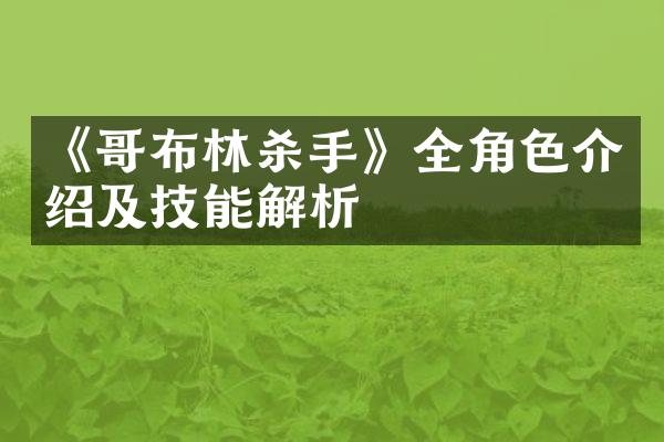 《哥布林杀手》全角色介绍及技能解析