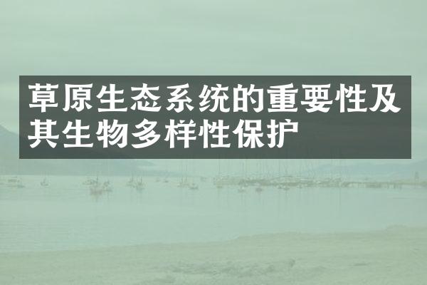 草原生态系统的重要性及其生物多样性保护