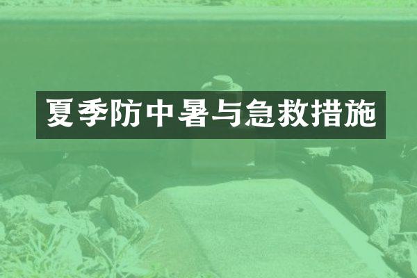 夏季防中暑与急救措施