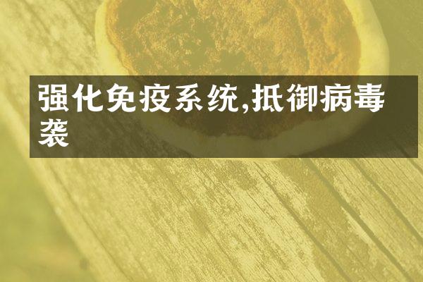 强化免疫系统,抵御病毒侵袭