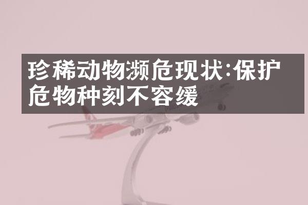 珍稀动物濒危现状:保护濒危物种刻不容缓